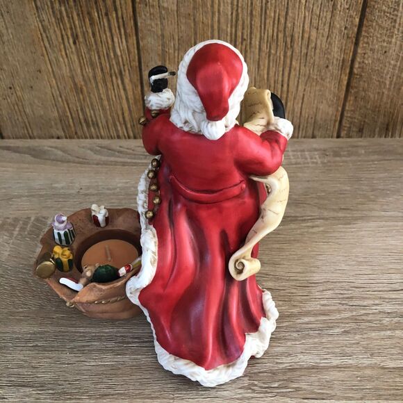 PartyLite Ceramic Christmas Candle Santa Claus + 12 Scented Candles in Box - Picture 4 of 11